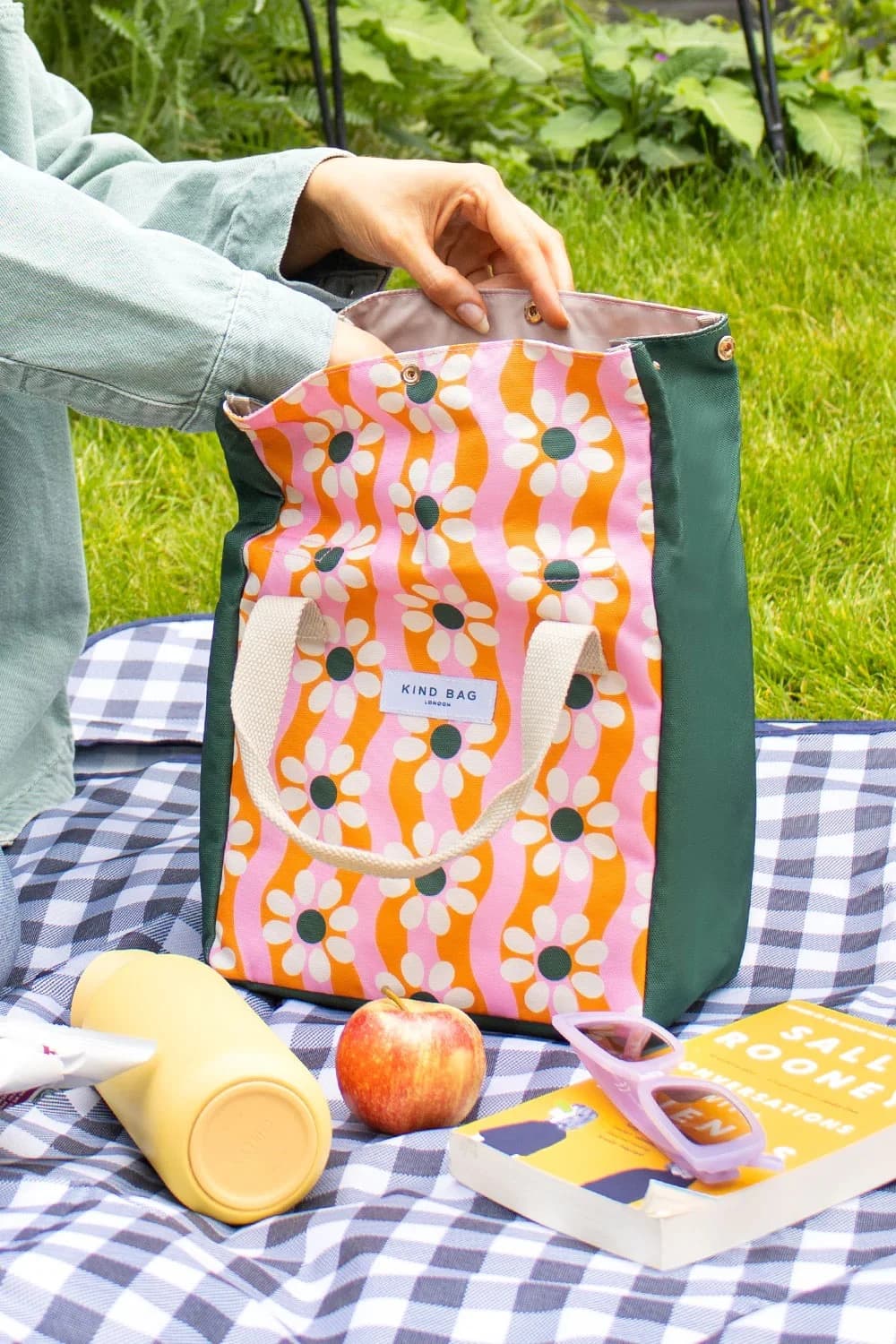 KINDBAG Lunch Bag | Wavy Daisy