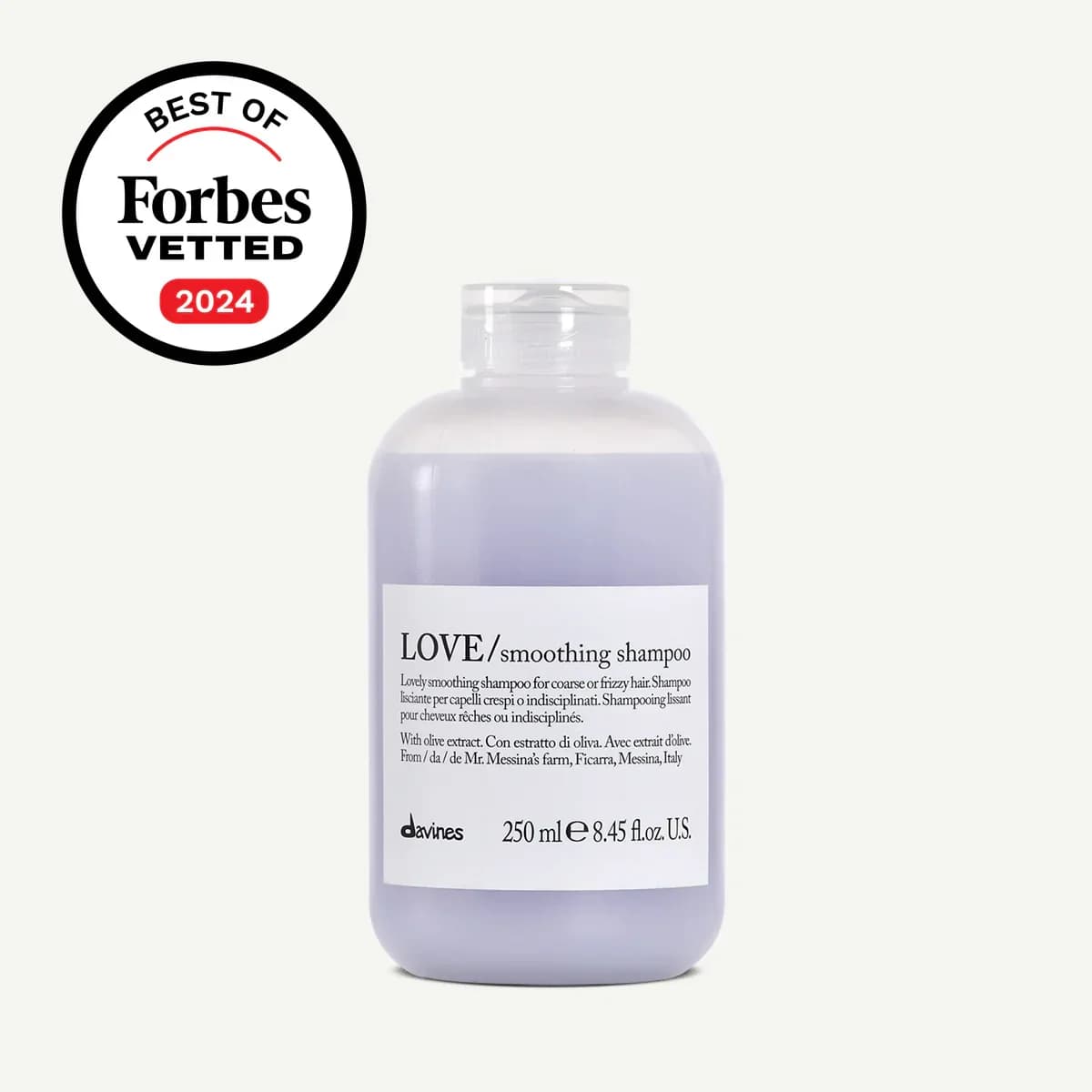 DAVINES/ LOVE Shampo zbutëse për kacurrela